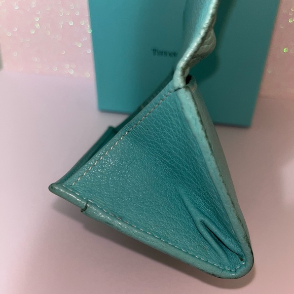 Tiffany & Co. Leather Cardholder/Wallet (AS IS) | Tiffany Blue 🩵 - Picture 11 of 15